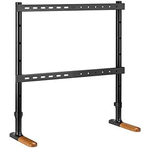 mywall HT26L tv-standaard voor schermen van 49 tot 75 inch - tv-standaard met houtlook en antislip pads - universele tv-beugel met draagkracht tot 40 kg