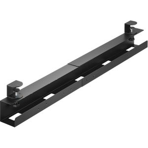 Ergopro - KLEMenGO - Verstelbare Kabelgoot - 800-1200mm - Zwart - Kunststof