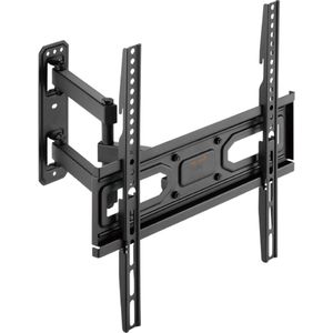 TV muurbeugel voor 32-55 inch scherm - Full motion - Low profile - Tot 35kg - Zwart