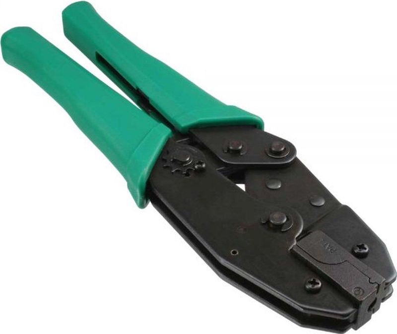 Professionele krimptang met ratelmechanisme voor Hirose TM11, TM21 en TM31 RJ45 connectoren / metaal