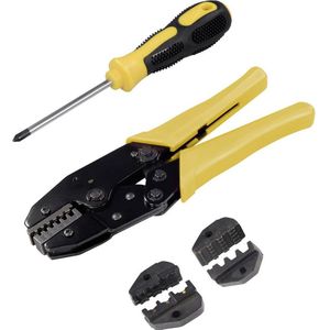 Maxtrack SW 17 L SW 17 L Krimpset Adereindhulzen, Connectoren (male), Kabelverbinders 0.5 tot 16 mm² Incl. verwisselbar