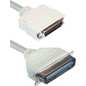 Parallelle printerkabel 36-pins Centronics - HP 36-pins Mini Centronics / gegoten connectoren - 1,8 meter