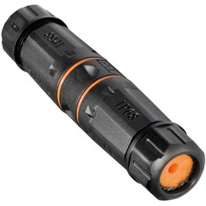 Cat6a Waterdichte Kabelconnector - STP - IP68 - Voor kabel met connector - Zwart/Oranje