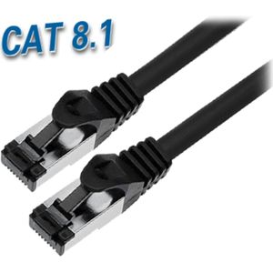 S/FTP CAT8.1 40 Gigabit Netwerkkabel - CU - Basic - 15 meter - Zwart