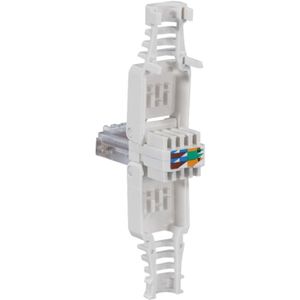 RJ45 Stekker met LSA strook - CAT6 en CAT6a - Per stuk - 8P - UTP - Grijs