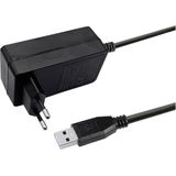 USB-A Hub - 10x USB-A - 1x Oplaadpoort - 12V - 2,4A - Grijs