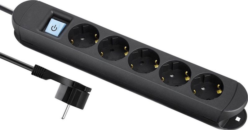 Stekkerdoos - 250V - 16A - Magnetische Bevestiging - H05VV-F