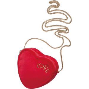 Nici Handtas Love Junior 16,5 X 5,5 Cm Pluche Rood