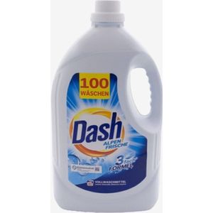 Dash Vloeibaar Wasmiddel Alpenfrische Universeel -100 Wasbeurten -5 liter