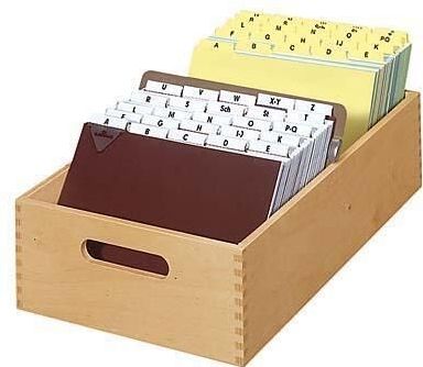 HAN Karteikasten A5 für 1.500 Karteikarten braun