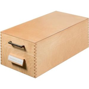 Kaartenbak HAN hout A6 dwars - voor ± 1000-1500 kaarten