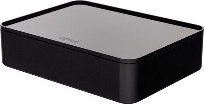 HAN - 1110-13 - Organizer - Zwart - Stapelbaar met Binnendeksel en Dienblad