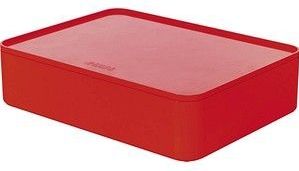 HAN Smart-organiser Allison - box met binnenschaal en deksel - stapelbaar - kersen rood - HA-1110-17
