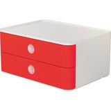 HAN Smart-box Allison - 2 lades -  stapelbaar - kersen rood - HA-1120-17