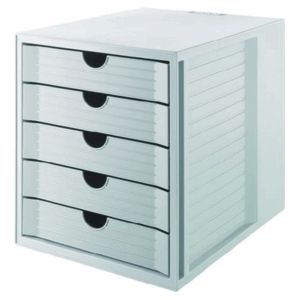 HAN SYSTEMBOX KARMA 14508-18 Ladebox Grijs DIN A - DIN C4 Aantal Lades: 5