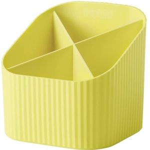 HAN pennenkoker - Re-X-LOOP - 4-vaks - geel - 100% gerecycled -HA-17238-915
