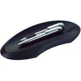 HAN Delta 1750-13 penhouder, 1 vak, polystyreen, 246 x 22 x 106 mm, zwart