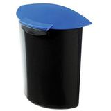 HAN - Afvalinzet MOON - Zwart-Blauw - 5 Stuks - Volume 6,0 Liter - Met Deksel