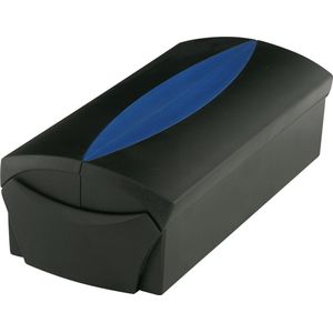 HAN visitekaartbox - VIP - inclusief tabkaarten A-Z - zwart / blauw - HA-2000-34