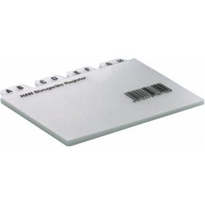 HAN tabkaarten - A6 breed - A-Z - lichtgrijs - HA-986