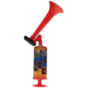 Stadion toeter/luchthoorn met handpomp - op luchtdruk - 40 cm