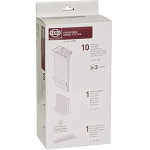 Sebo 6198ER Box met 10 3-laagse filterzakken, 1 ziekenhuisfilter en 1 microfilter voor airbelt C2/C2.1/C3/C3.1