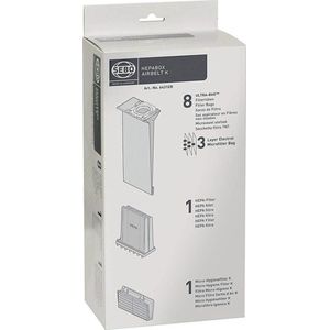 Sebo 6431ER HEPA Box met 8 4-laagse ultra-filterzakken, 1 HEPA-filter en 1 microfilter voor Airbelt K