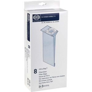 Sebo SBO6629 3,0 ltr ultrazak geschikt voor K-reinigers, doos van 8 stuks, wit, verpakking kan variëren