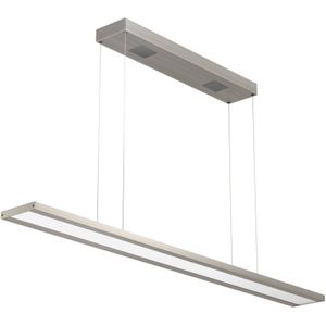 Evotec CLASSIC TEC BASIC LED hanglamp 1 lamp / 2700-6500K / 35W / 4125 lumen / lichtregeling via afstandsbediening, aluminium, 35 W, geborsteld nikkel