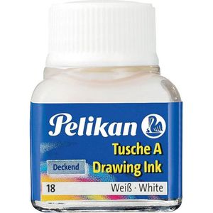 Pelikan Tusche A 18 weiß 10ml