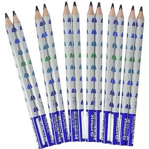 Pelikan 807401 Leren schrijven potlood Jumbo, blauw, 12 stuks