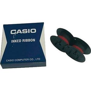 Casio RB-02 inktlint zwart rood (origineel)