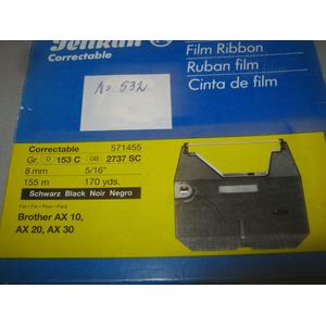 Pelikan schrijfmachinelint zwart GR 153C Brother Panasonic 571455