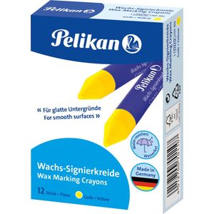 Pelikan Wachs-Signierkreide 772/12 gelb VE=12 Stück