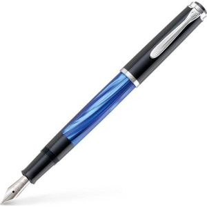Pelikan Classic M 205 Kolbenfüller blau-marmoriert F (fein)