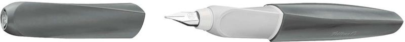 Pelikan Twist® eco Füller für Rechts- und Linkshänder, grey, Feder M