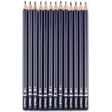 Pelikan 979393-12 potloden en gum, grafiet HB, spaarverpakking, FSC-gecertificeerd hout, zeshoekige schacht, breukvaste vullingen
