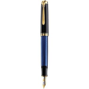 PELIKAN Souveran M600 Fontein Pen-Fine, zwart/blauw (995316)