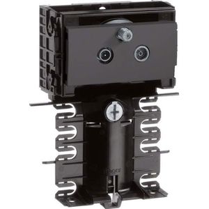 Hager Materiaal drager SL201159509011 SAT SL 20x115 zwart, Satelliet accessoires, Zwart