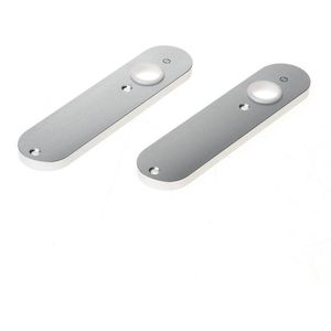 Hoppe ovaal kortschild 300 K - loop - aluminium F1