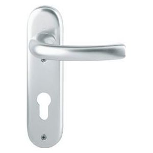 HOPPE Kurzschildgarnitur Tôkyô 53/273KP/1710 Alu.F1 PZ rd Wechselgrt - 2805515