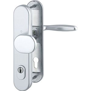 HOPPE Verona veiligheidswisselgarnituur - Ö-norm afstand 88 mm, 1 stuk Aluminium zilver geanodiseerd