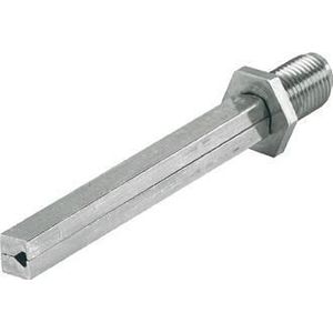HOPPE VK FDW-Profilstift 4-KT.8x100mm Fe verz.geteilt M12x1,25 - 823246