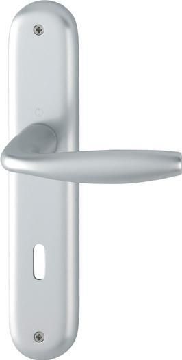 Langschildgarnitur ny 1810/273P Alu.F1 pz 72mm din l/r - 3272925 - Hoppe