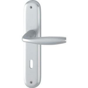 HOPPE Langschildgarnitur NY 53/273P/1810 Alu.F1 PZ 72mm DIN L/R - 3272976