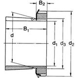 FAG H205 Spanhuls Boordiameter 20 mm Buitendiameter 42 mm