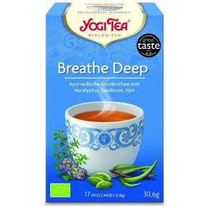 Yogi tea Breathe Deep Biologisch 17 stuks