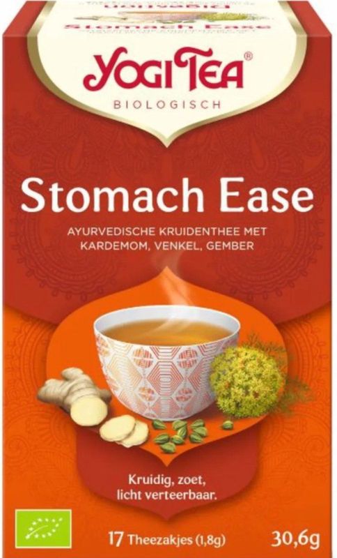 Yogi Tea - Stomach Ease - Kruidenthee - 17 Zakjes - Biologisch