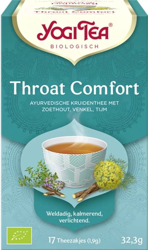 Yogi tea Throat Comfort Biologisch 17 stuks