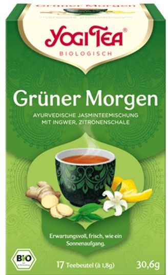 YOGI TEA Bio Grüner Morgen, 0.0306 von FROG.coffee